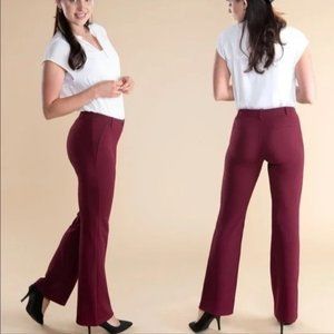 NEW Betabrand Dress Pant Yoga Pants Classic Straight Leg Stretch Trouser Medium